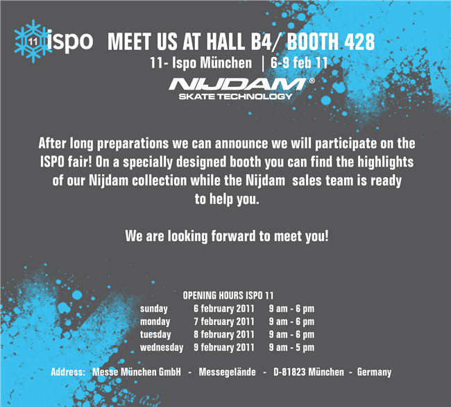Het Nijdam team naar de ISPO