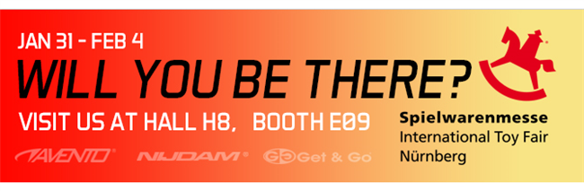 SPIELWARENMESSE NUREMBERG, 31 januari tot en met 4 februari 2018!