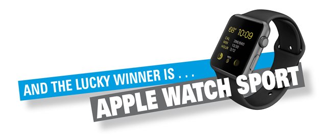 En de GELUKKIGE WINNAAR van de APPLE WATCH SPORT IS .............