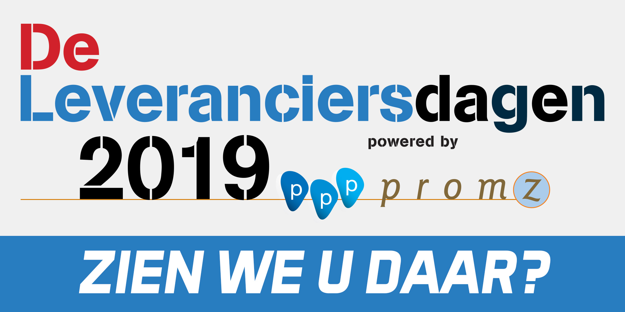 De PromZ Leveranciersdagen 2019 komen er weer aan