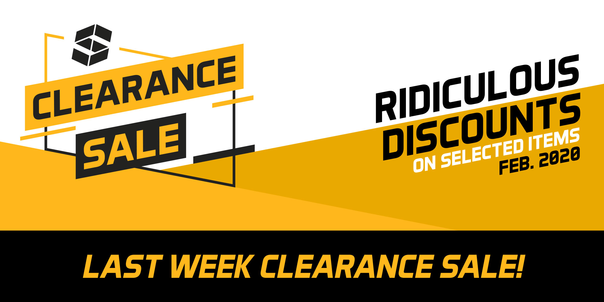 LAST WEEK CLEARANCE SALE!