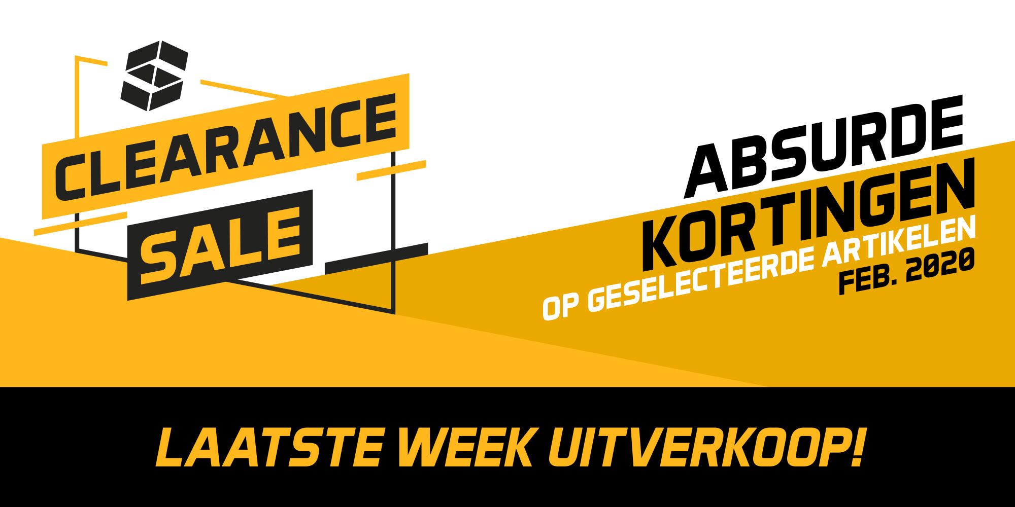 LAATSTE WEEK CLEARANCE SALE!