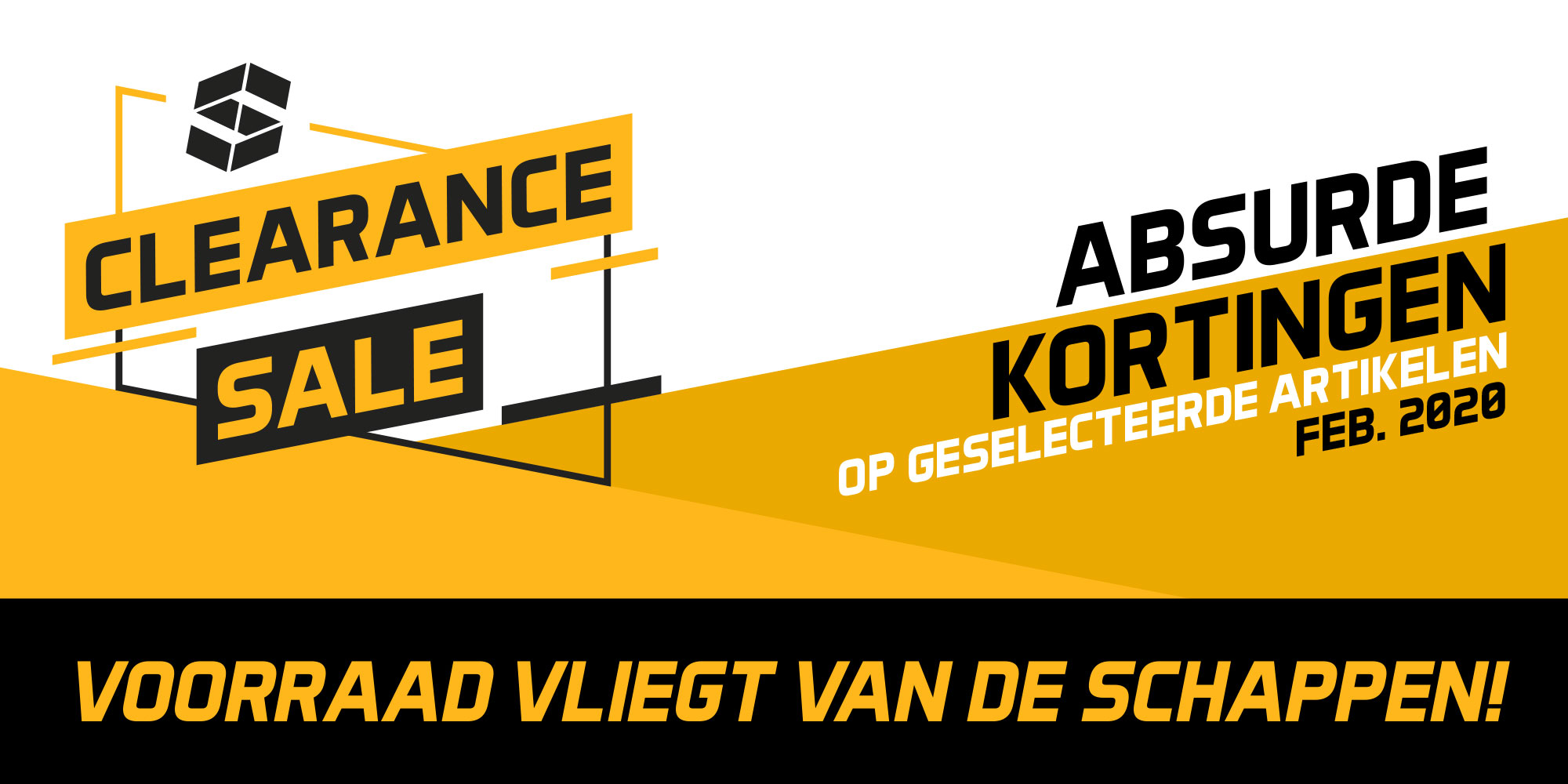 VOORRAAD VLIEGT VAN DE SCHAPPEN!